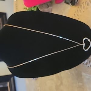 Long gold necklace set